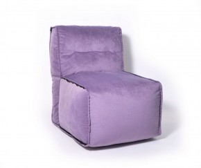 Прямое модульное бескаркасное кресло Комфорт (Фиолет велюр) в Златоусте - zlatoust.mebel-74.com | фото