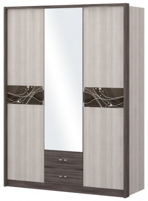 Шкаф 3-х дверный с зеркалом Шк68.2 МС Николь в Златоусте - zlatoust.mebel-74.com | фото