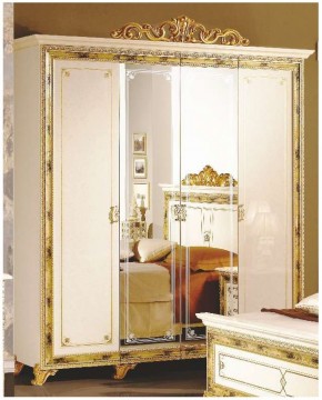 Шкаф 4-х дверный с зеркалами (06.144) МС Катя в Златоусте - zlatoust.mebel-74.com | фото