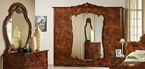 Шкаф 5-и дверный с зеркалами (20.145) Тициана (орех) в Златоусте - zlatoust.mebel-74.com | фото