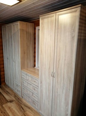 Шкаф для белья со штангой, полками и ящиками арт. 113 в Златоусте - zlatoust.mebel-74.com | фото