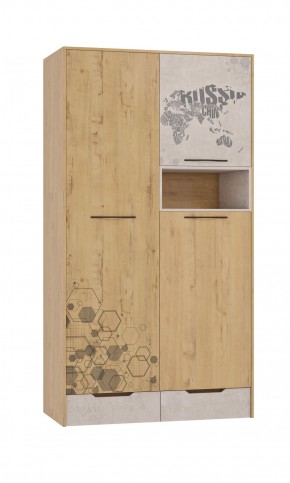 Шкаф для одежды 3 двери и 2 ящика Шк134.0 ДС Стэнфорд в Златоусте - zlatoust.mebel-74.com | фото