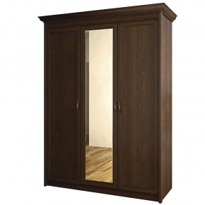 Шкаф для одежды 3-дверный с зеркалом №671 Флоренция Дуб оксфорд в Златоусте - zlatoust.mebel-74.com | фото