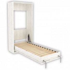 Шкаф-кровать подъемная 900 (вертикальная) арт. К02 Арктика в Златоусте - zlatoust.mebel-74.com | фото