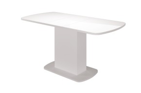 Стол обеденный Соренто 2 раздвижной (Белый) в Златоусте - zlatoust.mebel-74.com | фото