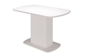 Стол обеденный Соренто (Белый глянец) в Златоусте - zlatoust.mebel-74.com | фото