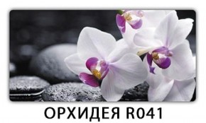 Стол раздвижной Паук с фотопечатью Орхидея R041 в Златоусте - zlatoust.mebel-74.com | фото
