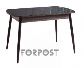 Стол раздвижной со стеклянной столешницей (BLACK, WHITE) в Златоусте - zlatoust.mebel-74.com | фото