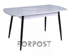 Стол раздвижной со стеклянной столешницей (BLACK, WHITE) в Златоусте - zlatoust.mebel-74.com | фото