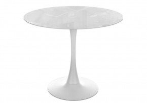 Стол стеклянный Tulip 90x74 super white glass в Златоусте - zlatoust.mebel-74.com | фото