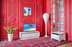 ТВ-тумба 3D Modo Due 135 см в Златоусте - zlatoust.mebel-74.com | фото