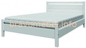 ВЕРОНИКА-1 Кровать из массива 900 (Белый Античный) в Златоусте - zlatoust.mebel-74.com | фото