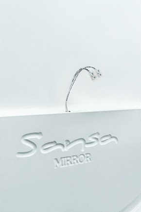 Зеркало Gia 75 white с подсветкой Sansa (SGa1044Z) в Златоусте - zlatoust.mebel-74.com | фото