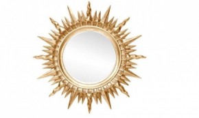 Зеркало круглое золото (1810(1) в Златоусте - zlatoust.mebel-74.com | фото