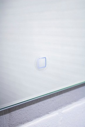 Зеркало Quadro 100 alum (линза) с подсветкой Sansa (SQL1030Z) в Златоусте - zlatoust.mebel-74.com | фото